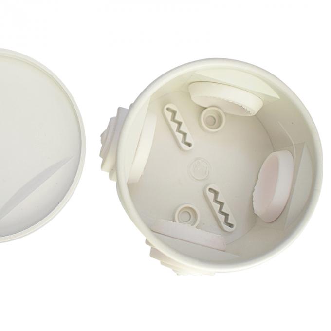 Type rond boîte de cercle extérieur de jonction en plastique blanche/boîte électrique en plastique ronde